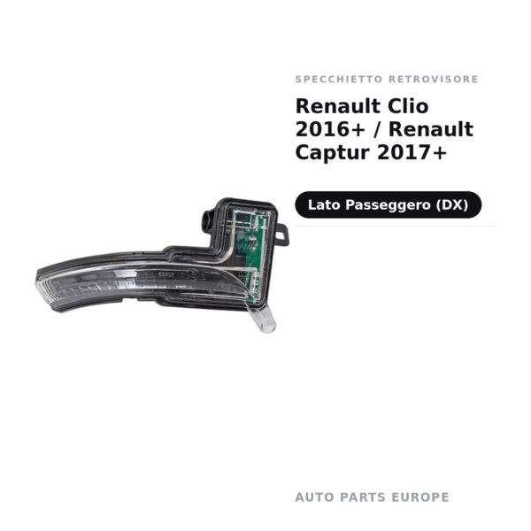 Außenspiegel Rechts Renault Clio 2016+ / Renault Captur 2017+ – Bild 2