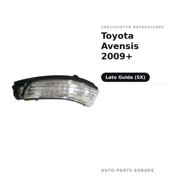 Specchietto Retrovisore Sinistro Toyota Avensis 2009+ – foto 2