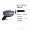 Specchietto Retrovisore Sinistro Renault Clio 2016+ – Elettrico, Riscaldato, con Freccia, Sonda Temp., 7 Pin, Verniciabile