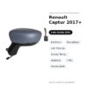 Specchietto Retrovisore Sinistro Renault Captur 2017+ – Elettrico, Riscaldato, con Freccia, Sonda Temp., Asferico, 7 Pin