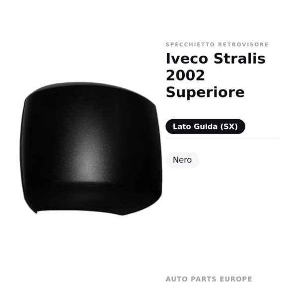 Außenspiegel Links Iveco Stralis 2002 Superiore – Schwarz – Bild 2