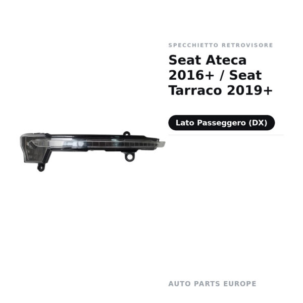 Außenspiegel Rechts Seat Ateca 2016+ / Seat Tarraco 2019+ – Bild 2