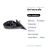 Specchietto Retrovisore Sinistro Universale – Elettrico, Riscaldato, Ripiegabile, con Freccia, Memoria, Luce Cortesia, Sonda