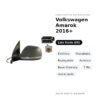 Specchietto Retrovisore Sinistro Volkswagen Amarok 2016+ – Elettrico, Riscaldato, Ripiegabile, Asferico, Base Cromata, 7