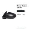 Specchietto Retrovisore Sinistro Dacia Duster 2018+ – Manuale, Nero – foto 2