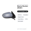 Specchietto Retrovisore Destro Dacia Duster 2018+ – Elettrico, Riscaldato, Angolo Cieco, Sonda Temp., 9 Pin, Verniciabile