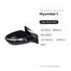 Specchietto Retrovisore Sinistro Hyundai I-40 2011+ – Elettrico, Riscaldato, con Freccia, Asferico, Nero – foto 2