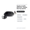 Specchietto Retrovisore Sinistro Toyota Corolla 2019 5P / Toyota Touring Sports – Elettrico, Riscaldato, Ripiegabile, con