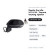 Specchietto Retrovisore Sinistro Toyota Corolla 2019 5P / Toyota Touring Sports – Elettrico, Riscaldato, Ripiegabile, con