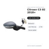 Außenspiegel Links Citroën C3 02 2018+ – Manuell, mit Blinker, 2-polig, Lackierbar – Bild 2