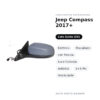 Specchietto Retrovisore Sinistro Jeep Compass 2017+ – Elettrico, Riscaldato, con Freccia, Luce Cortesia, Asferico, 5+3 Pin