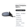 Specchietto Retrovisore Destro Jeep Compass 2017+ – Elettrico, Riscaldato, Ripiegabile, con Freccia, Angolo Cieco, Luce