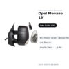 Specchietto Retrovisore Sinistro Opel Movano 19′- Rn. Master 2010+ / Nissan Nv 400 2010+ – Elettrico, con Freccia, Angolo