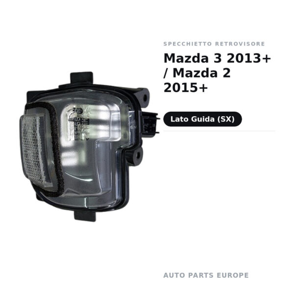 Außenspiegel Links Mazda 3 2013+ / Mazda 2 2015+ – Bild 2