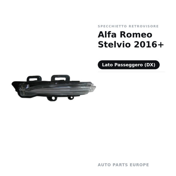 Specchietto Retrovisore Destro Alfa Romeo Stelvio 2016+ – foto 2