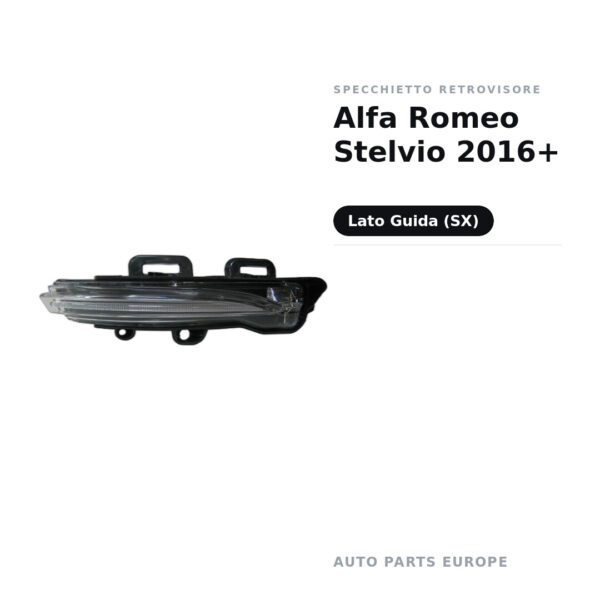 Specchietto Retrovisore Sinistro Alfa Romeo Stelvio 2016+ – foto 2