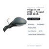 Außenspiegel Links Peugeot 208 2012+ / Peugeot 2008 2013+ – Elektrisch, Beheizt, Klappbar, mit Blinker, 9-polig, Lackierbar