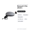 Specchietto Retrovisore Sinistro Renault Clio 2019+ – Elettrico, Riscaldato, Ripiegabile, con Freccia, 9 Pin, Verniciabile