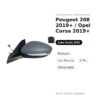 Außenspiegel Links Peugeot 208 2019+ / Opel Corsa 2019+ – Manuell, mit Blinkleuchte, 2-polig, Lackierbar – Bild 2