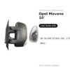 Specchietto Retrovisore Sinistro Opel Movano 2010 / Nissan NV400 2010 – Manuale, con Freccia, 2 Pin, Nero – foto 2