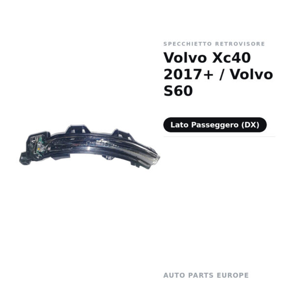 Specchietto Retrovisore Destro Volvo Xc40 2017+ / Volvo S60 – foto 2