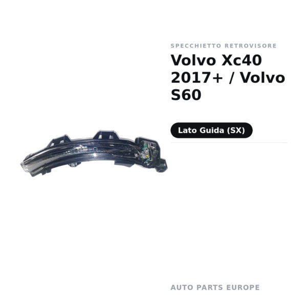Specchietto Retrovisore Sinistro Volvo Xc40 2017+ / Volvo S60 – foto 2