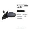 Specchietto Retrovisore Sinistro Peugeot 2008 2019+ – Elettrico, Riscaldato, con Freccia, 6 Pin, Verniciabile – foto 2