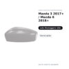 Calotta Specchietto Retrovisore Destro Mazda 3 2017+ / Mazda 6 2018+ – Verniciabile – foto 2