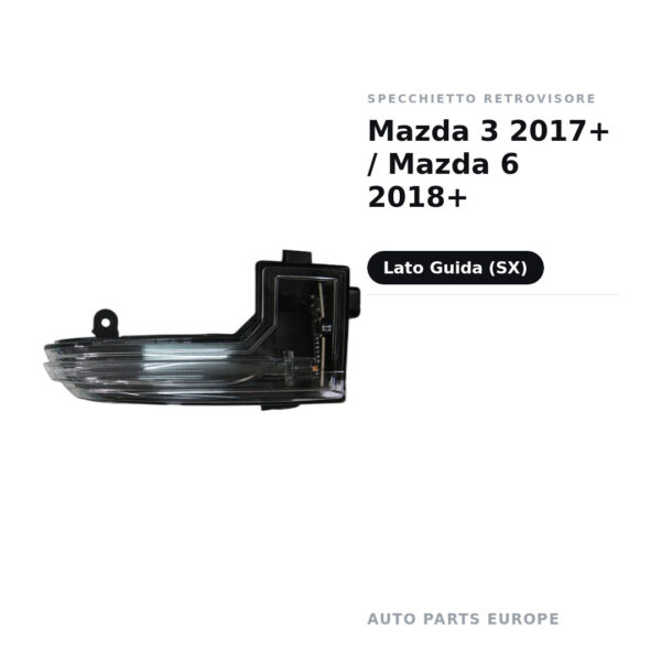 Außenspiegel Links Mazda 3 2017+ / Mazda 6 2018+ – Bild 2