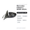 Außenspiegel Rechts Mercedes Klasse C W205 2014+ – Elektrisch, Beheizt, Klappbar, Memory, Asphärisch, 15 Pin – Bild 2