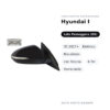 Specchietto Retrovisore Destro Hyundai I-30 2017+ – Elettrico, Riscaldato, con Freccia, 6 Pin, Verniciabile – foto 2