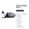 Außenspiegel Links Skoda Kodiaq 2017+ – Elektrisch, Beheizt, Klappbar, mit Blinker, Memory, Innenleuchte, 15+2 Pin