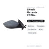 Specchietto Retrovisore Destro Skoda Octavia 2020+ – Elettrico, Riscaldato, con Freccia, 6 Pin, Verniciabile – foto 2