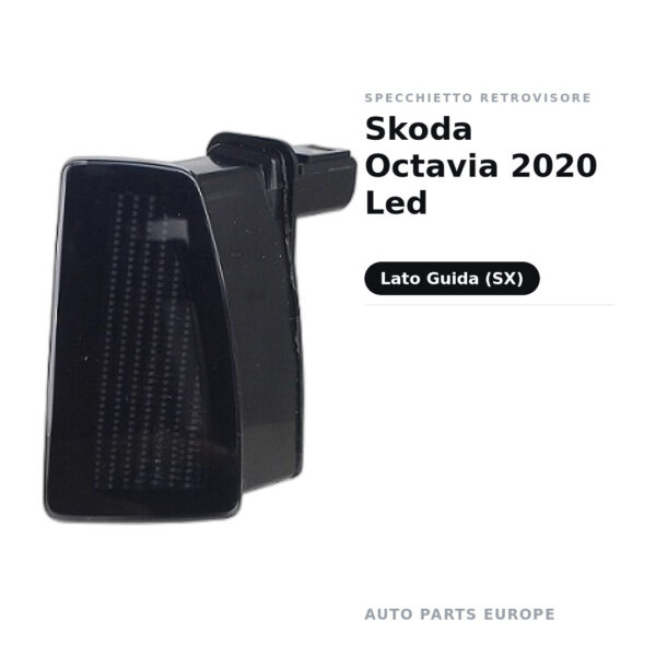 Specchietto Retrovisore Sinistro Skoda Octavia 2020 Led – foto 2
