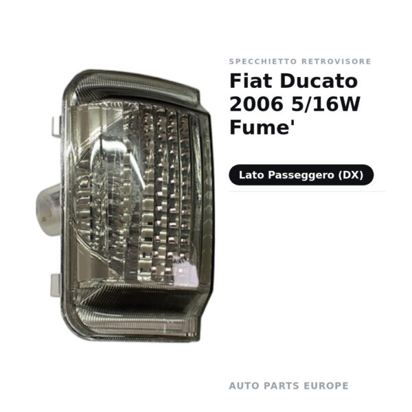 Specchietto Retrovisore Destro Fiat Ducato 2006 5/16W Fume’ – foto 2