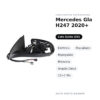Außenspiegel Links Mercedes Gla H247 2020+ – Elektrisch, Beheizt, Klappbar, Speicher, Totwinkel, 10+7 Pin – Bild 2