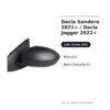 Specchietto Retrovisore Sinistro Dacia Sandero 2021+ / Dacia Jogger 2022+ – Manuale, Nero (Variante A) – foto 3