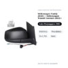 Specchietto Retrovisore Destro Volkswagen Caddy 2020+ / Volkswagen Transit Connect 2022+ – Elettrico, Riscaldato, 5+1 Pin