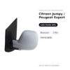 Specchietto Retrovisore Sinistro Citroen Jumpy / Peugeot Expert – Manuale, 2 Pin, Verniciabile – foto 2