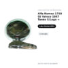 Specchietto Retrovisore Sinistro Alfa Romeo 1750 Gt Veloce 1967 Tondo S/Logo = – Cromato – foto 2