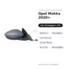 Specchietto Retrovisore Destro Opel Mokka 2020+ – Elettrico, Riscaldato, con Freccia, Sonda Temp., 6+2 Pin, Verniciabile