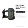 Specchietto Retrovisore Destro Fiat Ducato 2006 Braccio Medio – Manuale, con Freccia (Variante B) – foto 2