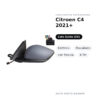 Außenspiegel Links Citroen C4 2021+ – Elektrisch, Beheizt, mit Blinker, 6-polig – Bild 2