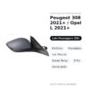 Außenspiegel Rechts Peugeot 308 2021+ / Opel L 2021+ – Elektrisch, Beheizt, mit Blinker, Temperatursensor, 8-polig