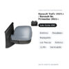 Specchietto Retrovisore Sinistro Renault Trafic 2021+ / Nissan Primastar 2021+ – Elettrico, Riscaldato, Ripiegabile, con