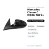 Specchietto Retrovisore Destro Mercedes Classe C W206 2021+ – Elettrico, Riscaldato, con Freccia, Luce Cortesia, 7+1 Pin