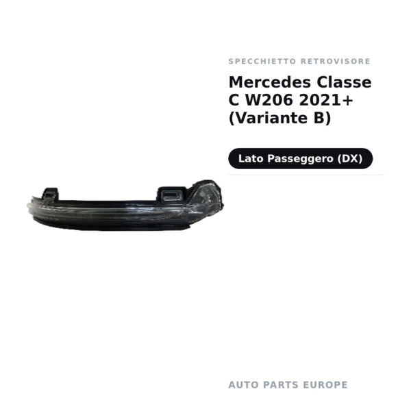 Außenspiegel Rechts Mercedes Klasse C W206 2021+ (Variante B) – Bild 2