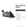 Specchietto Retrovisore Destro Dacia Spring 2020+ – Manuale, con Freccia, Sonda Temp., 4 Pin, Verniciabile – foto 2