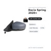 Specchietto Retrovisore Sinistro Dacia Spring 2020+ – Elettrico, con Freccia, 5 Pin, Verniciabile – foto 2