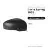 Calotta Specchietto Retrovisore Destro Dacia Spring 2020 – Nera – foto 2